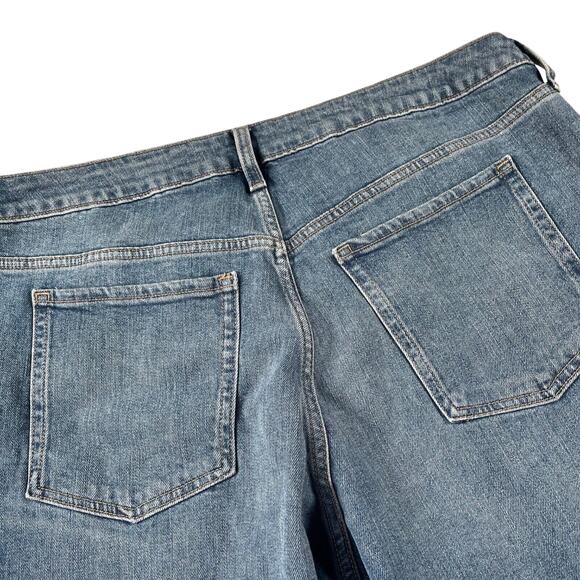 Old Navy Jeans 20 High Rise Curvy OG Straight Secret Smooth Pockets Inseam 27.5" - Picture 3 of 10